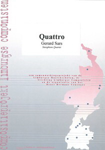 Gerard Sars: Quattro, Saxophone Quartet