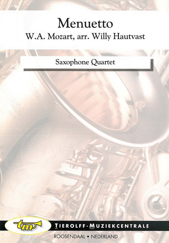 Wolfgang Amadeus Mozart: Menuetto, Saxophone Quartet