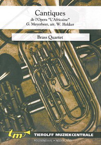 Giacomo Meyerbeer: Cantiques (from l'Africaine), Brass Quartet