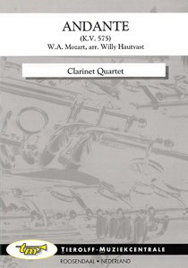 Wolfgang Amadeus Mozart: Andante (K.V. 575), Clarinet Quartet