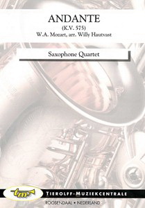 Wolfgang Amadeus Mozart: Andante (K.V. 575), Saxophone Quartet