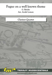 Johann Gottfried Reiche: Fugue On A Well Known Theme, Clarinet Quartet