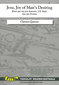 Johann Sebsatian Bach: Jesu, Joy of Man's Desiring/Jesu, Bleibet Meine Freunde/Jésus que ma Joie Demeure - Chorale from Cantata No. 147, Clarinet Quar