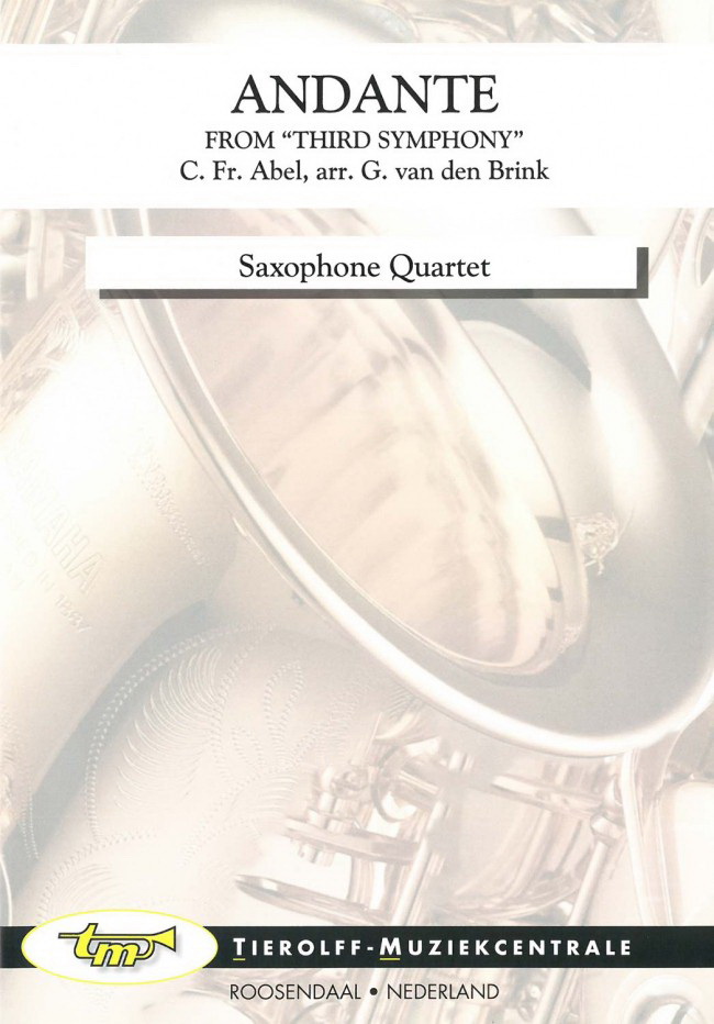 Carl Friedrich Abel: Andate (from 3rd. Symphonie Eb), Saxophone Quartet