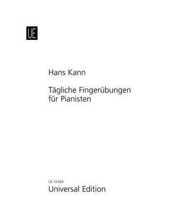 Hans Kann: Tägliche Fingerübungen für Pianisten