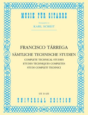 Tarrega: Complete Technical Studies (Gitaar)