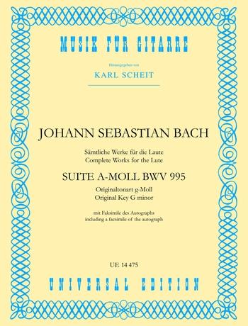 Bach: Suite BWV 995 A minor (Gitaar)