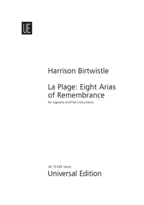 Birtwistle: La Plage