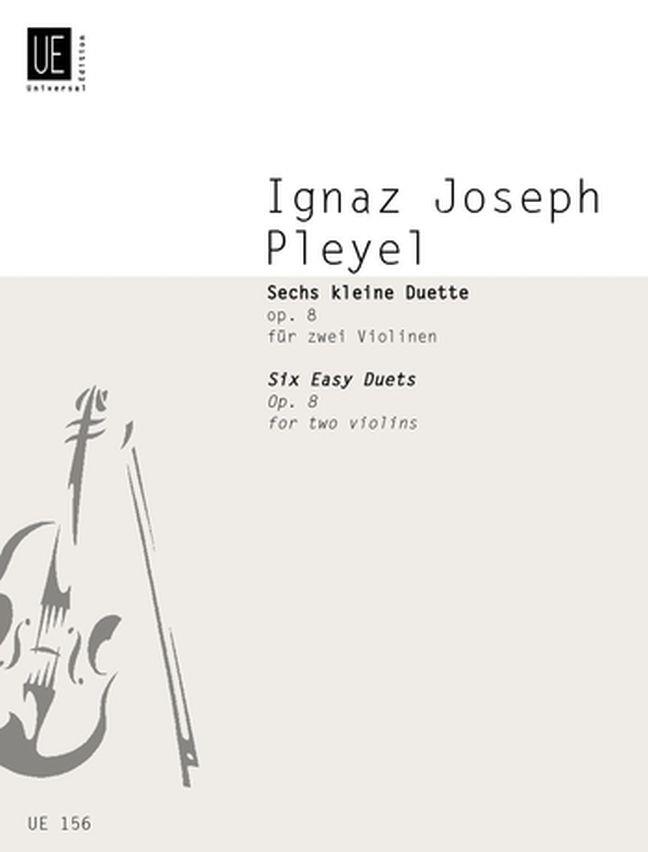 Pleyel: 6 Petite Duets op. 8 for 2 Violins
