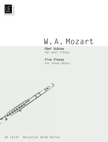 Mozart: 5 Pieces for 3 flutes