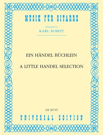 Ein Händel Büchlein - A Little Handel Selection