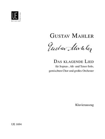 Mahler: Das klagende Lied (Vocal Score)