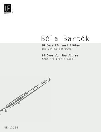 Béla Bartók: 18 Duos für 2 Flöten (1931/1983)