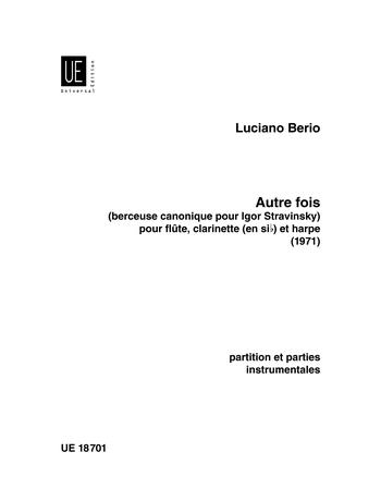 Luciano Berio: Autre fois