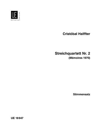 Cristóbal Halffter: Streichquartett Nr. 2