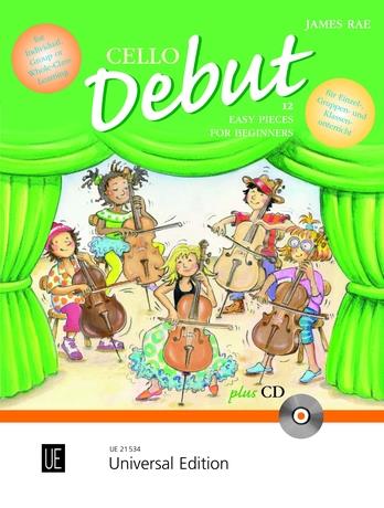 James Rae: Cello Debut - Pupil's book with CD