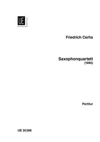 Friedrich Cerha: Saxophonquartett