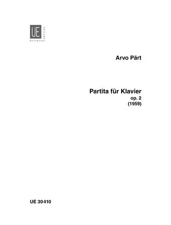 Arvo Part: Partita (toccatina - fughetta - larghetto - ostinato) op. 2