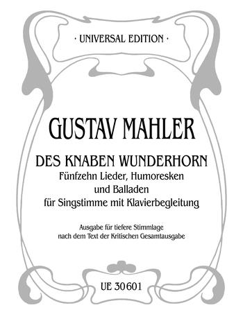 Mahler: 15 Songs, Humoreskes and Ballades from 
