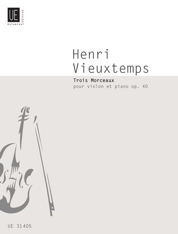 Vieuxtemps: 3 Pieces op. 40 (Viool, Piano)