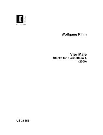 Wolfgang Rihm: Vier Male