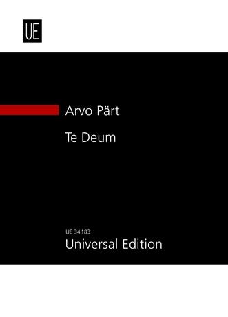 Arvo Pärt: Te Deum (Choral Score)