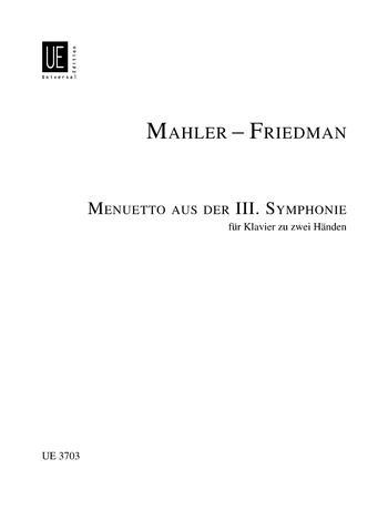 Mahler: Minuet from Symphony No. 3 (Piano)