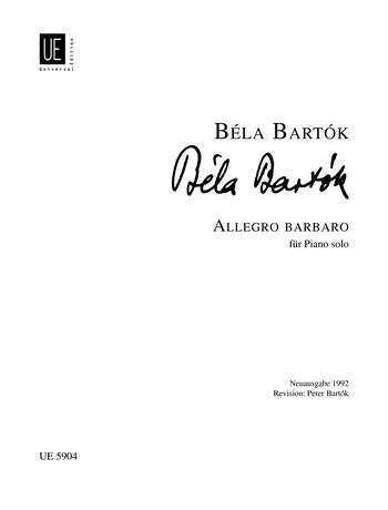 Bela Bartok: Allegro Barbaro (Piano)