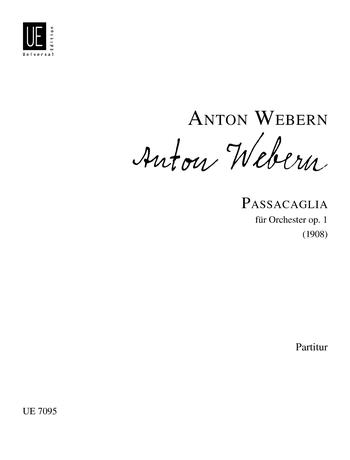 Anton Webern: Passacaglia