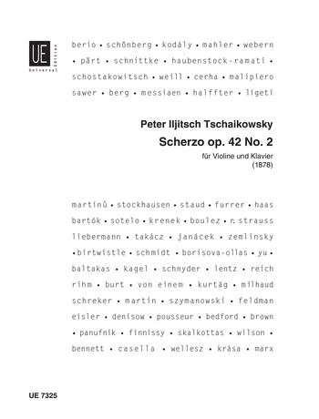 Tschaikowsky: Scherzo