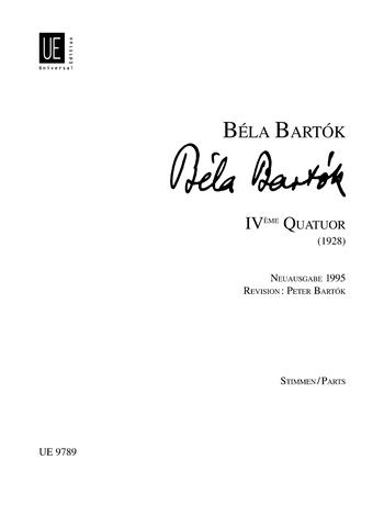 Béla Bartók: Streichquartett Nr. 4