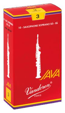 Vandoren Rieten Sopraansaxofoon Java Red 3,5