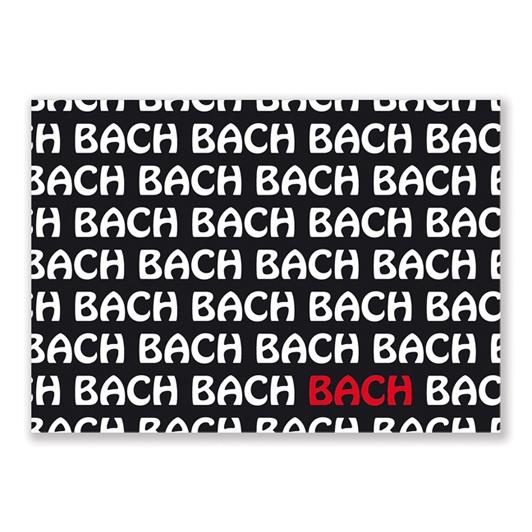Ansichtkaart Bach text (10 pcs)