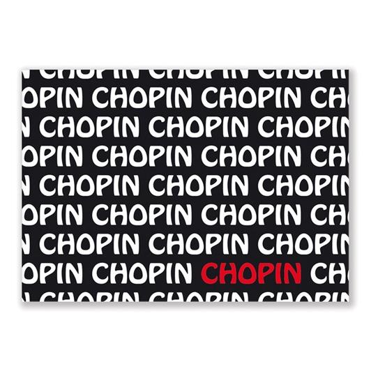 Ansichtkaart Chopin text (10 pcs)