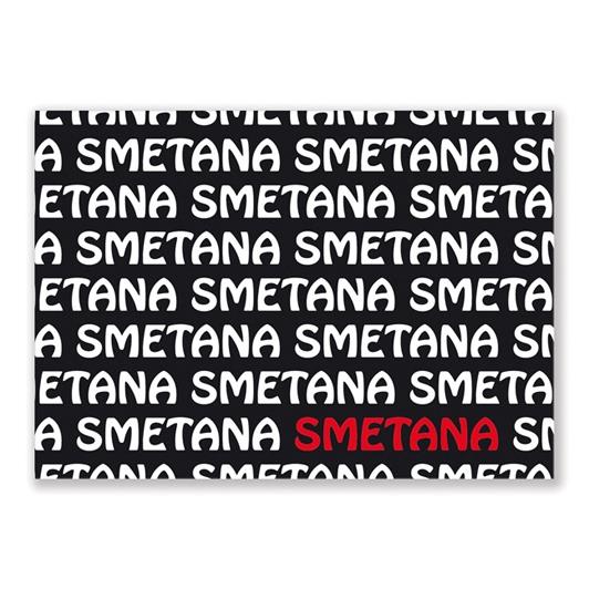 Ansichtkaart Smetana text (10 pcs)