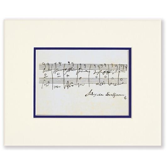 Passepartout Beethoven-Notes(20 x 25 cm)