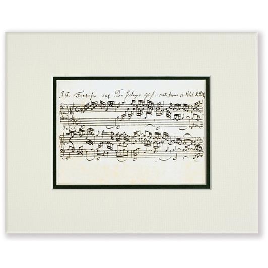 Passepartout Bach-Notes(20 x 25 cm)