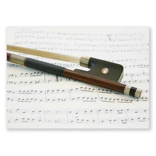 Ansichtkaart Bow/music (10 pcs)
