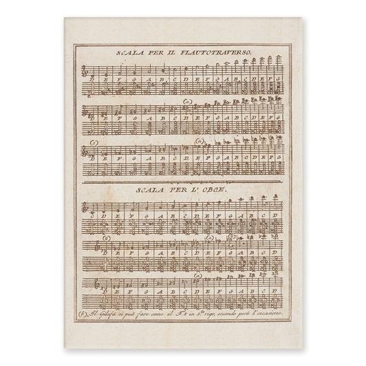 Ansichtkaart Scala Flautotraverso (10 pcs)(A6)