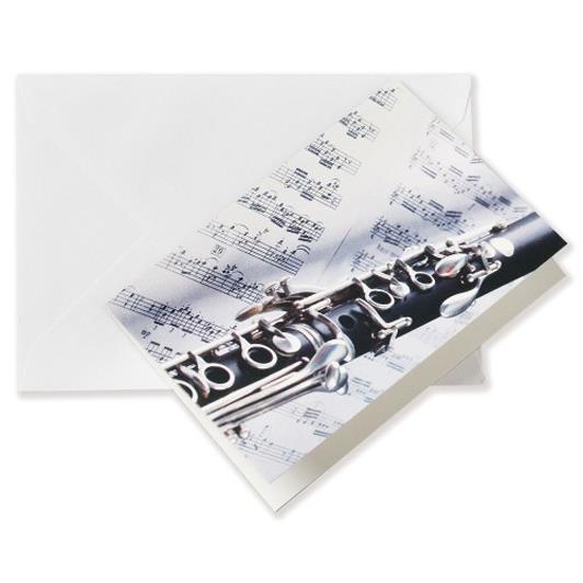 Ansichtkaart Clarinet A7(A 7, with envelpoe)