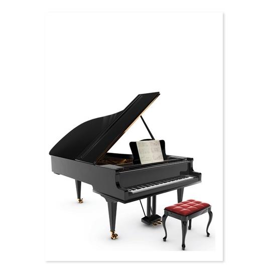 Ansichtkaart Piano (10 pcs)