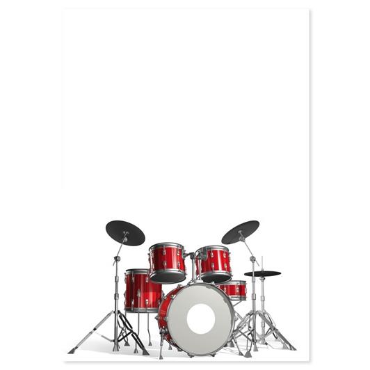 Ansichtkaart Drums (10 pcs)
