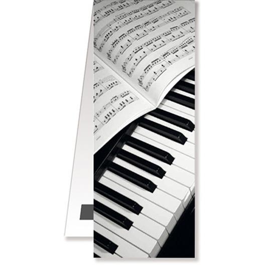 Bookmark Piano/Sheet music magnetic(4,5 x 10, 5 cm)