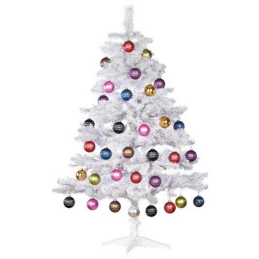 Ansichtkaart Christmas tree white(A6)