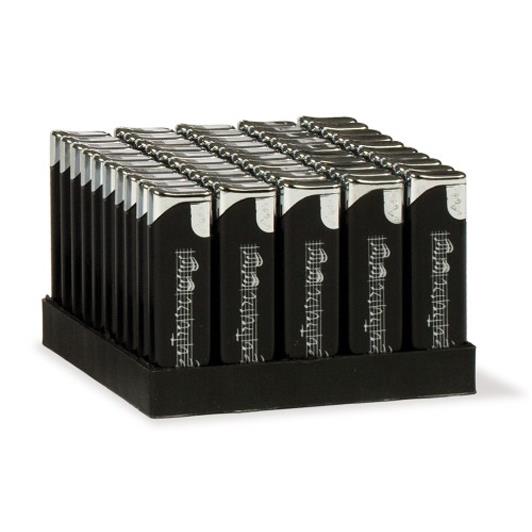 Display Lighters Line of notes black (50 pcs.)(Display with 50 pcs.)