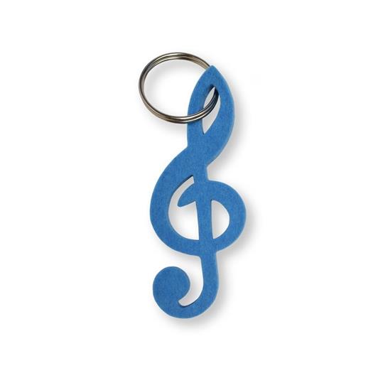Key ring ° felt blue