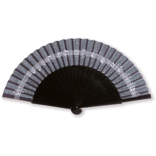 Fan Line of notes black de luxe(Black, Fabric and Plastic)