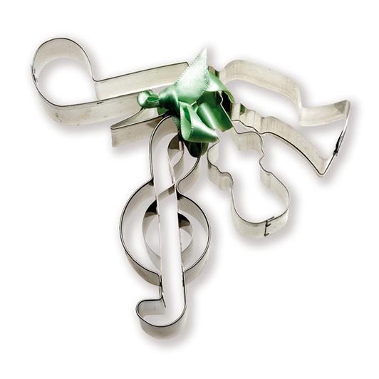 Cookie cutter set 4-part green(4 pieces green)