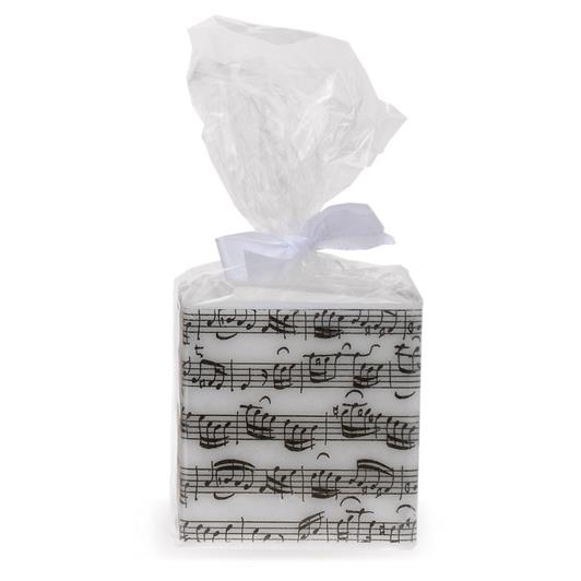 Candle Sheet music square(12 cm high)