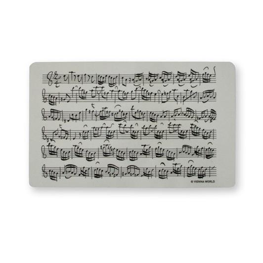 Cutting board Sheet music white(23,3 x 14,3 cm, melamine)